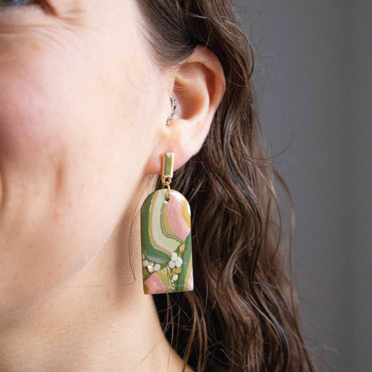 Alpine Sunset - oorhangers 1