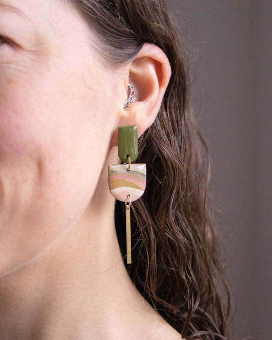 Alpine Sunset - oorhangers 2