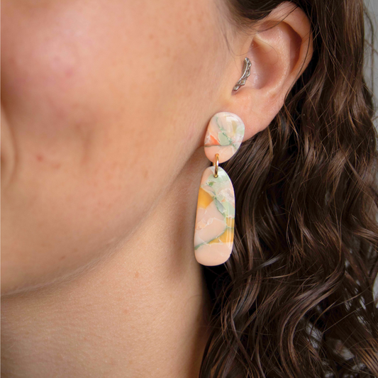 Peachy Pastels - oorhangers 4