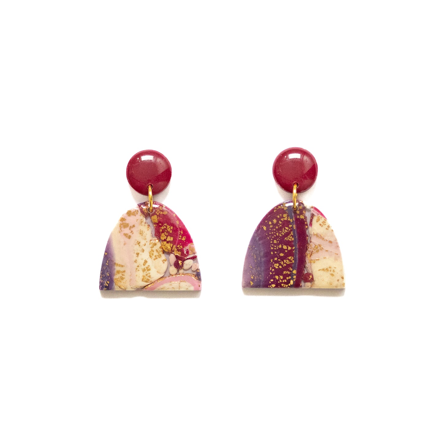 Raspberry Rainbow - oorhangers 8