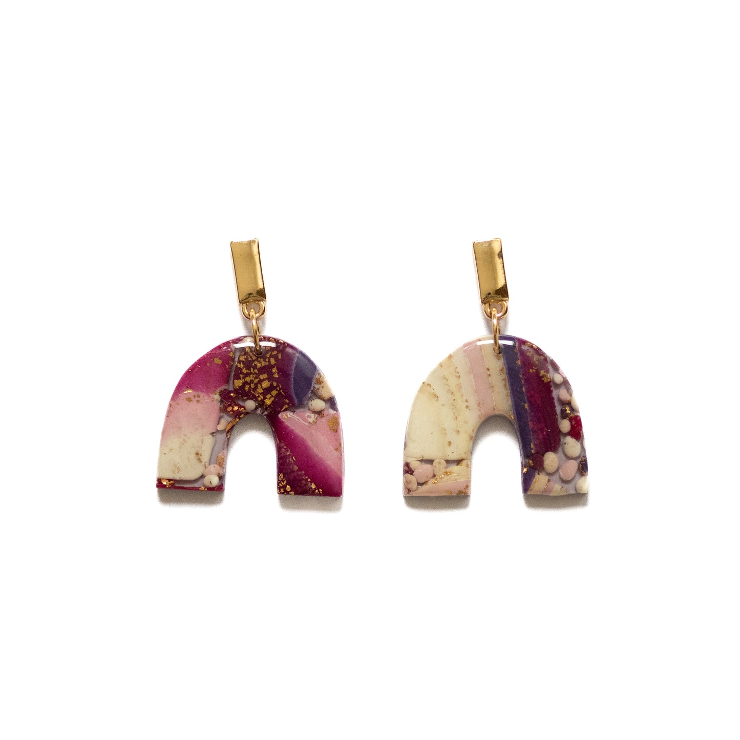 Raspberry Rainbow - oorhangers 9