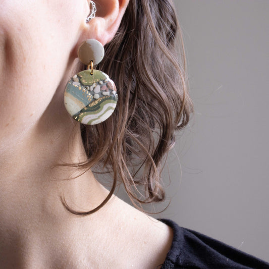 Geodes - oorhangers 5