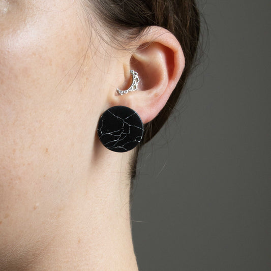 Black Marble - oorknopjes 2