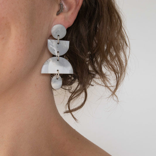 Grey Stone - oorhangers 2