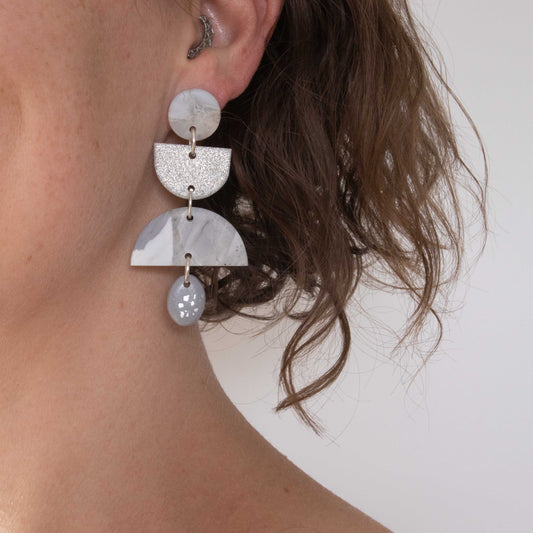 Grey Stone - oorhangers 1