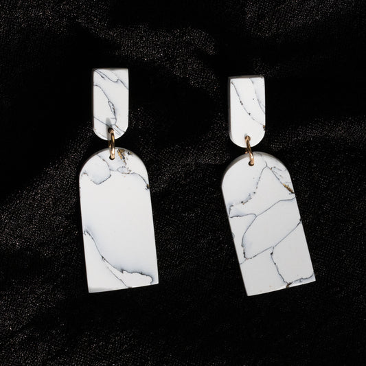 White Marble - oorhangers 4