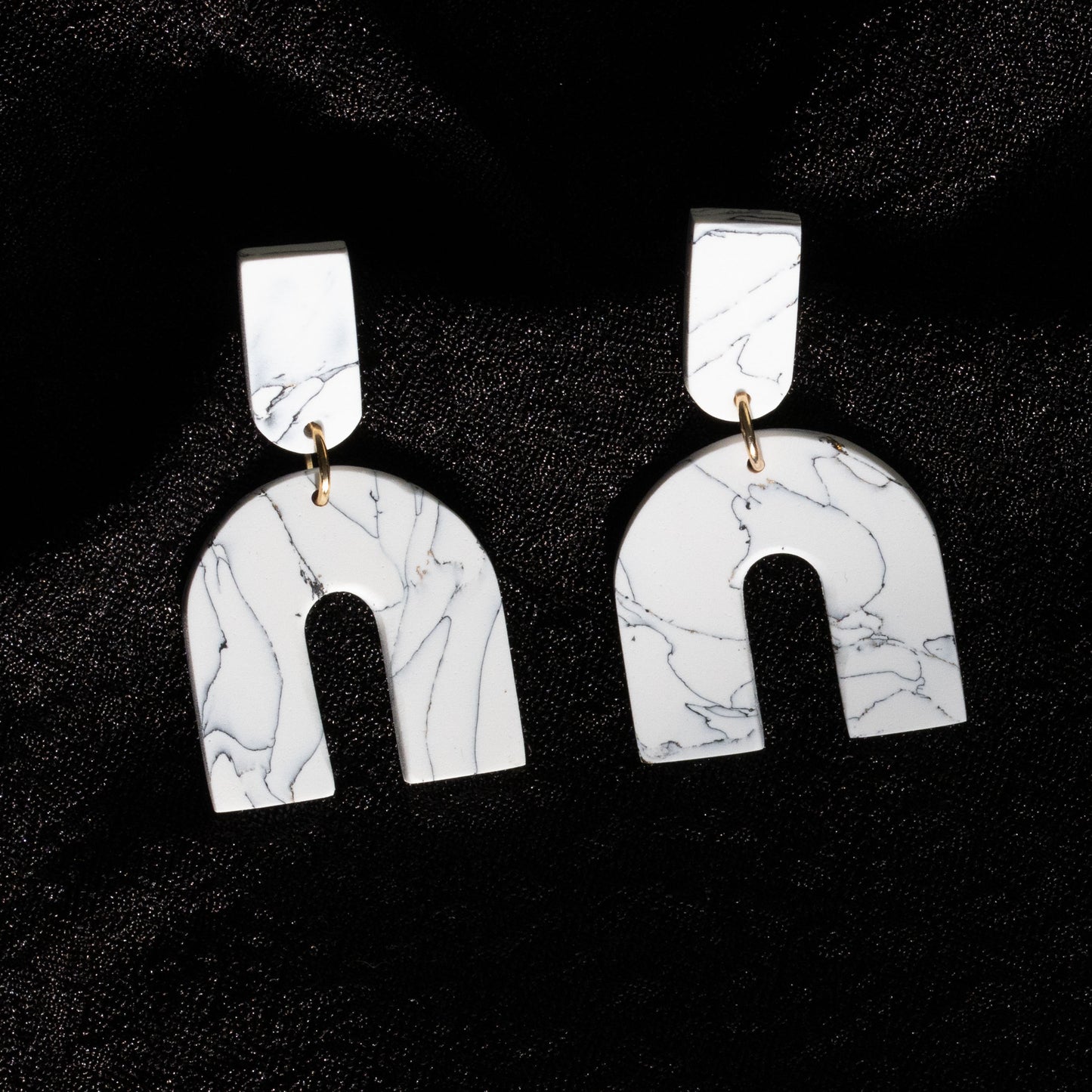 White Marble - oorhangers 7