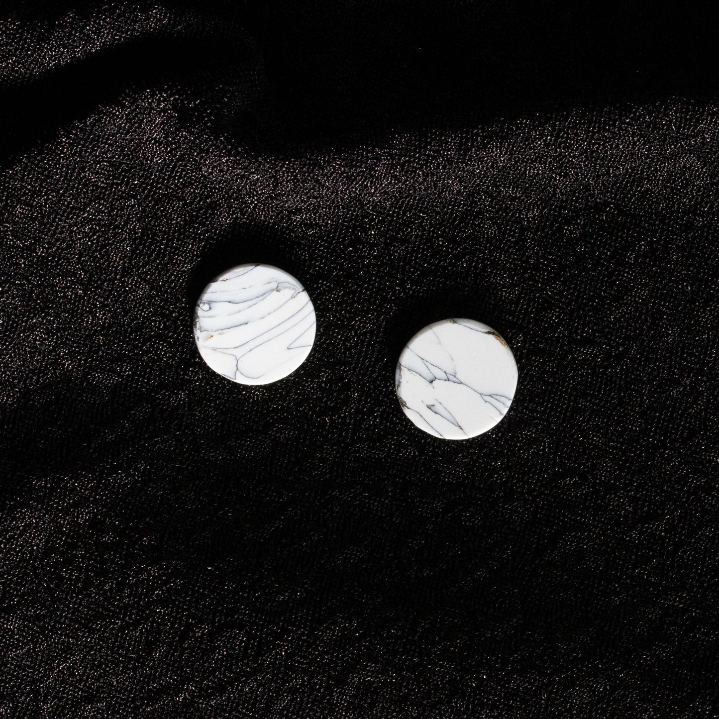 White Marble - oorknopjes 5