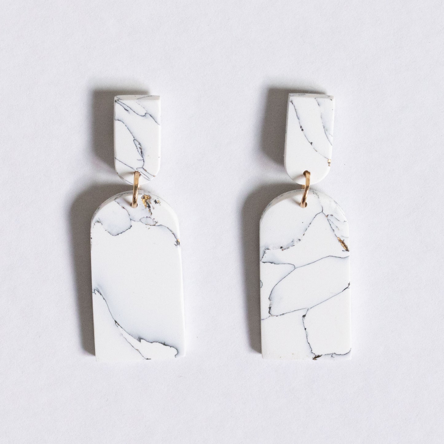 White Marble - oorhangers 4