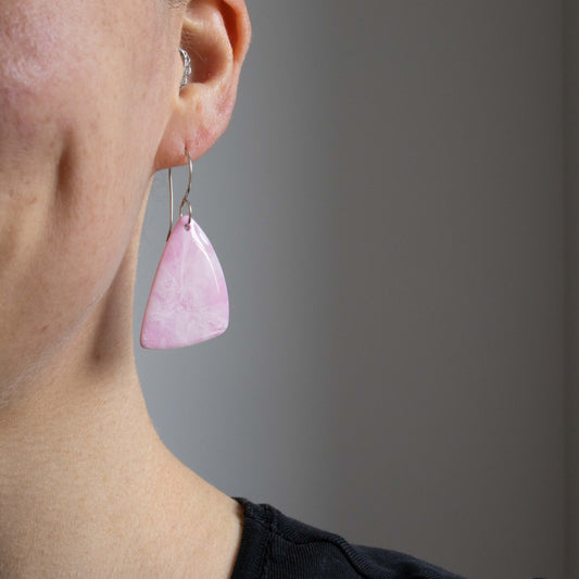 Pink Marble - oorhangers 5