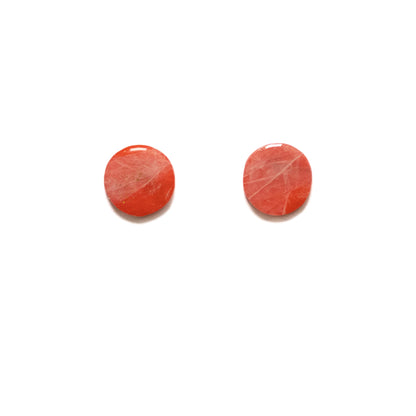 Summer Essentials - oorknopjes groot rood