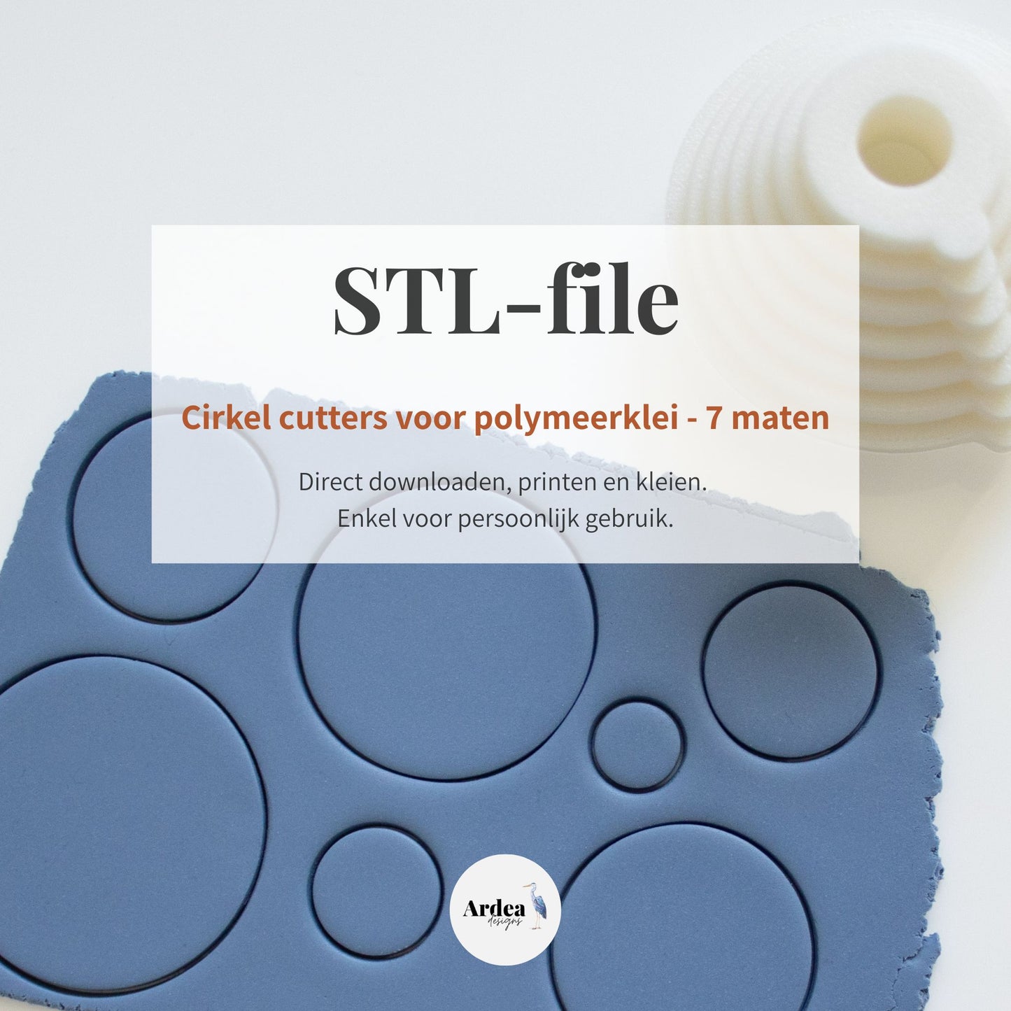 Circle Clay Cutters | STL File (digital download)