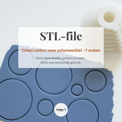 Circle Clay Cutters | STL File (digital download)