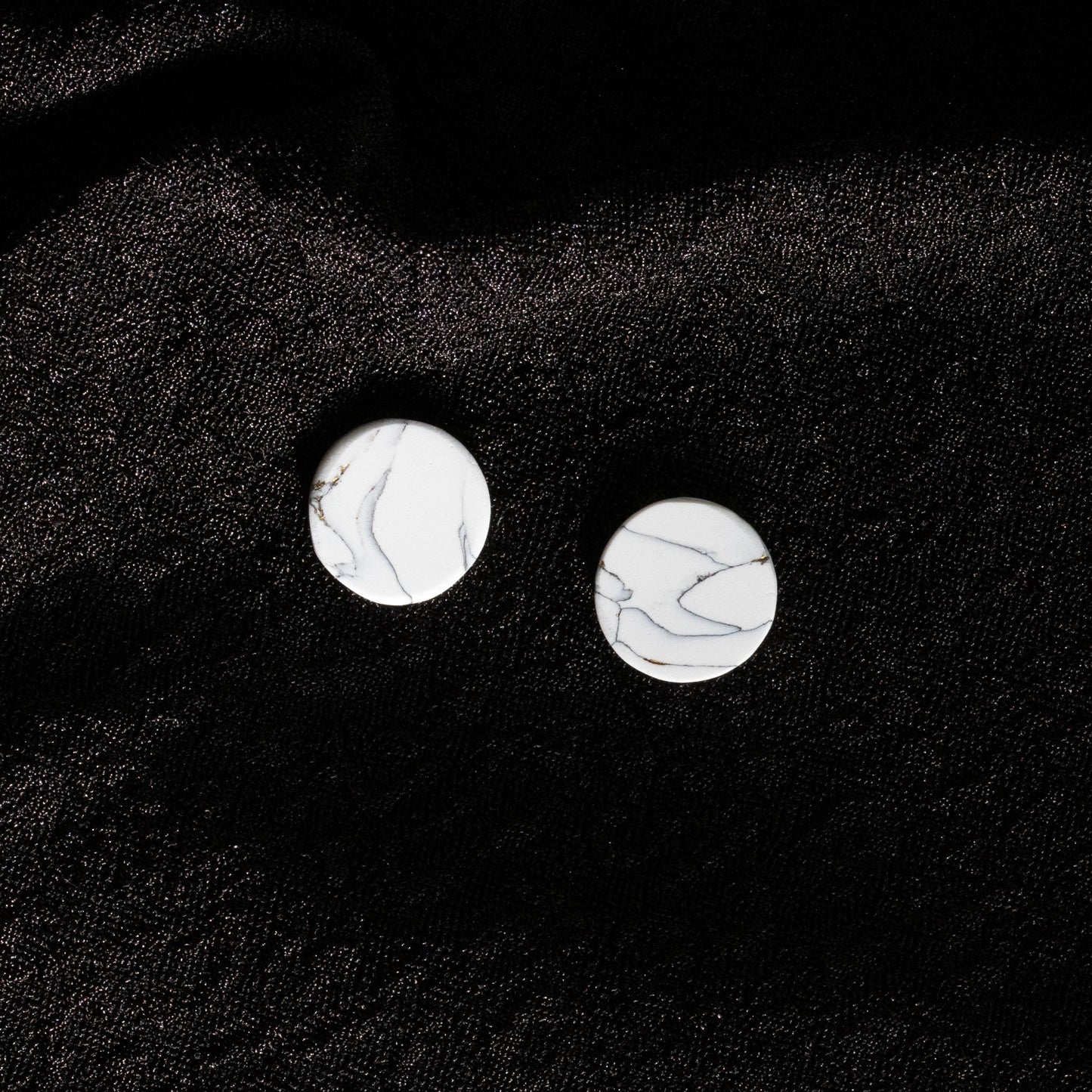 White Marble - oorknopjes 4