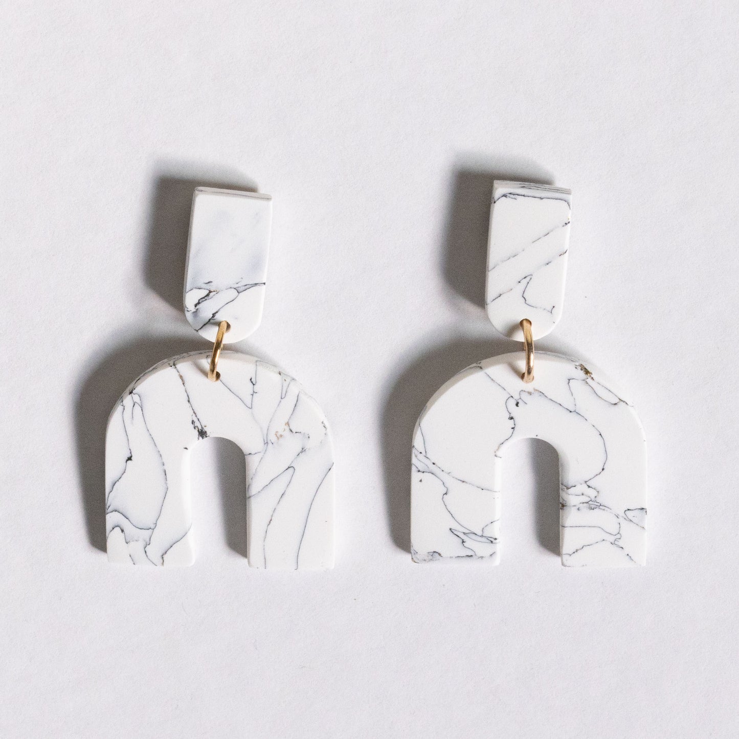 White Marble - oorhangers 7