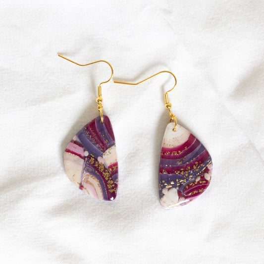 Raspberry Rainbow - oorhangers 5