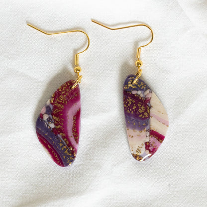 Raspberry Rainbow - oorhangers 6