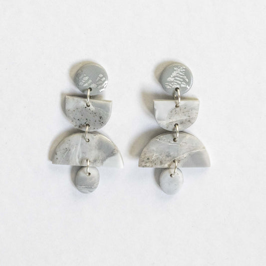 Grey Stone - oorhangers 4